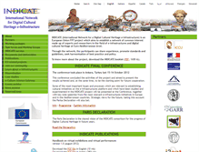 Tablet Screenshot of indicate-project.eu